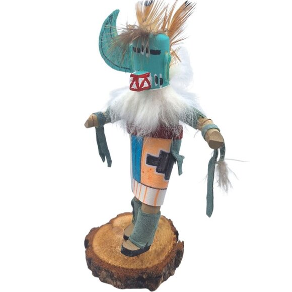 Kachina Handmade Doll Signed 7 Inch Star Whipper AM Native American Indian Art‎ - Picture 3 of 12